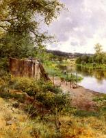 Emilio Sanchez-Perrier - On The River Bank